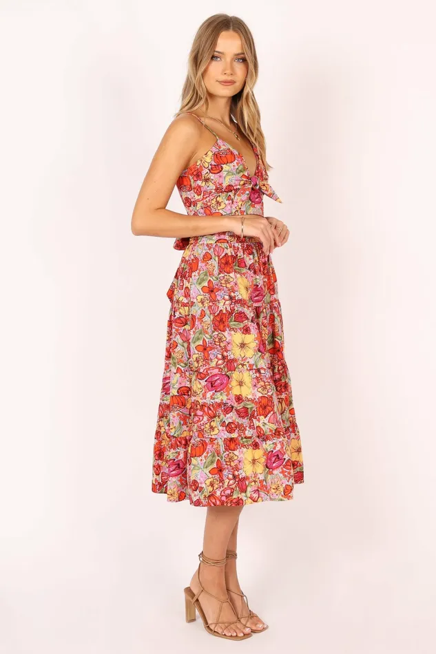 Matching Sets Petal and Pup Women Lucinda Two Piece Set Pink Floral