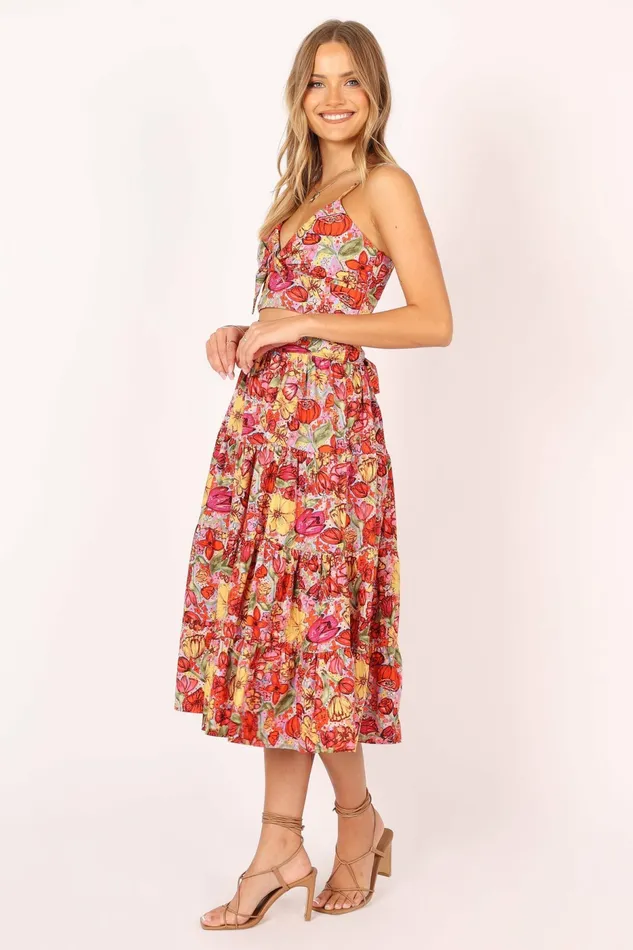 Matching Sets Petal and Pup Women Lucinda Two Piece Set Pink Floral