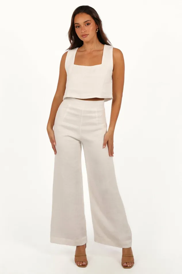 Matching Sets Women Devlin Top Cloud White Petal and Pup