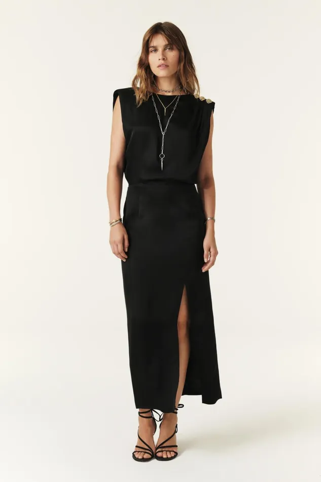 Maxi Dress Jynthia Black Women Baandsh Dresses