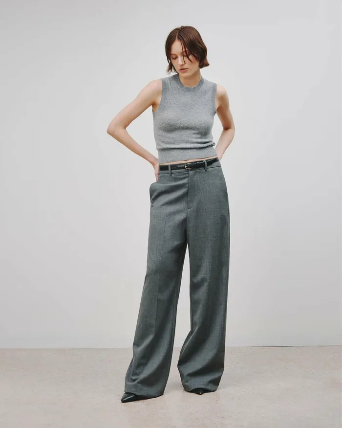 MAY CASHMERE TANK Espresso Women Nili Lotan Tops
