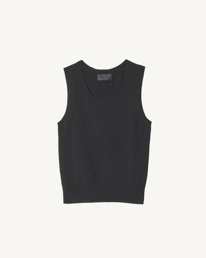 MAY CASHMERE TANK Espresso Women Nili Lotan Tops