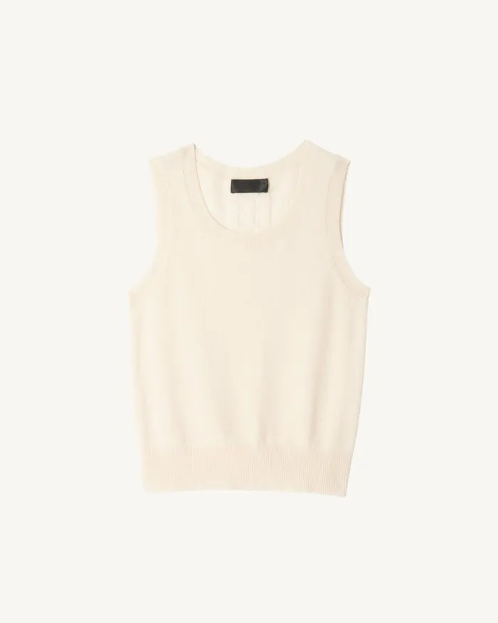 MAY CASHMERE TANK Espresso Women Nili Lotan Tops