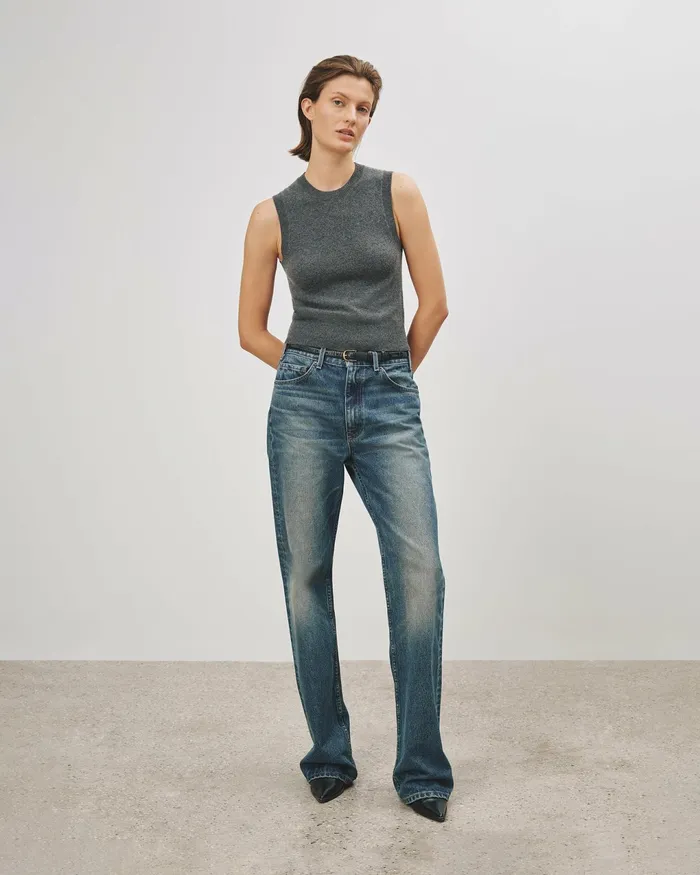 MAY CASHMERE TANK Espresso Women Nili Lotan Tops