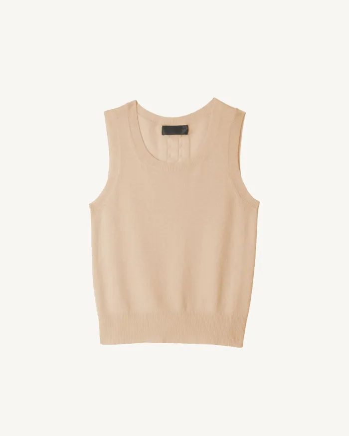 MAY CASHMERE TANK Espresso Women Nili Lotan Tops