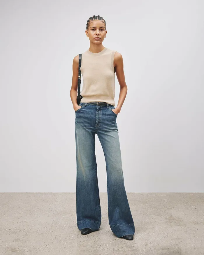 MAY CASHMERE TANK Espresso Women Nili Lotan Tops