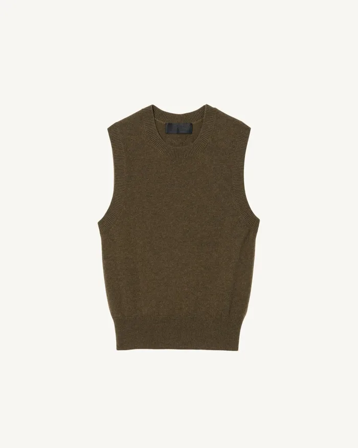 MAY CASHMERE TANK Espresso Women Nili Lotan Tops