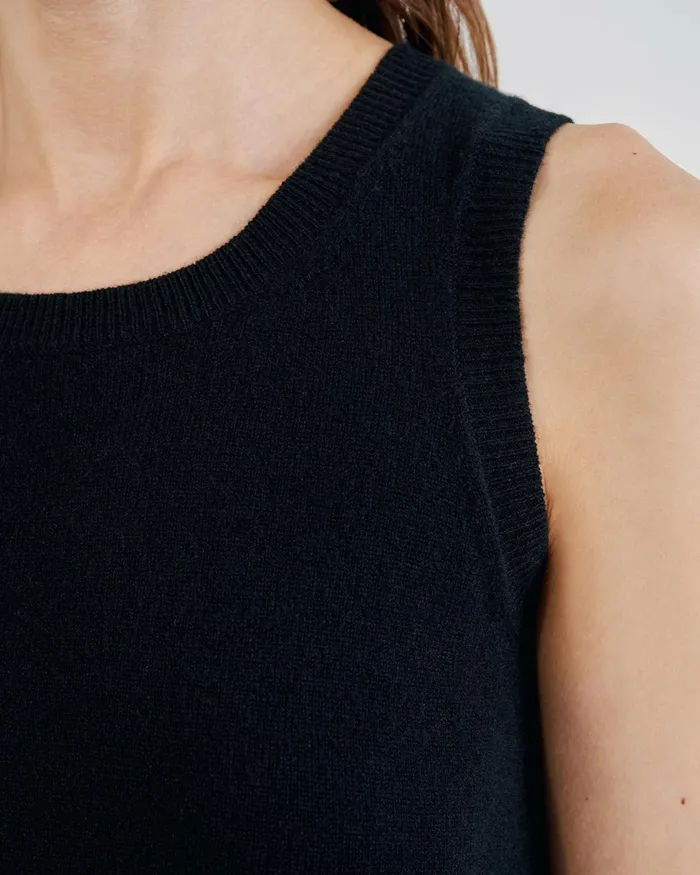 MAY CASHMERE TANK Espresso Women Nili Lotan Tops