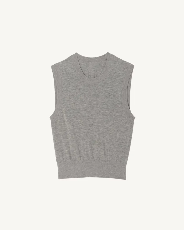 MAY CASHMERE TANK Espresso Women Nili Lotan Tops