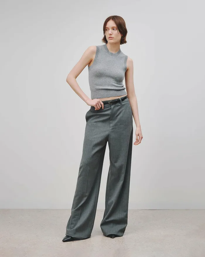 MAY CASHMERE TANK Espresso Women Nili Lotan Tops