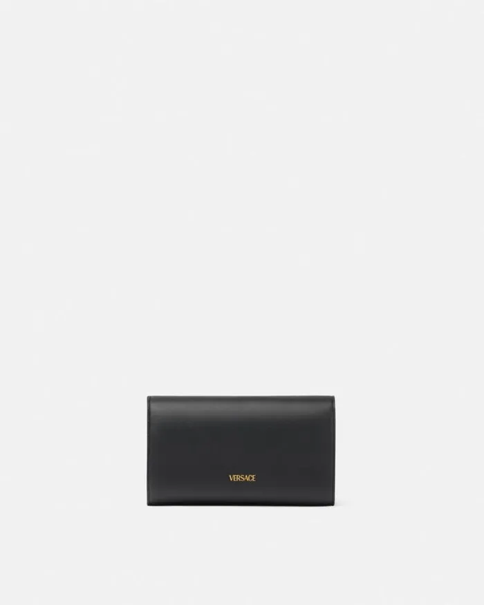 Medusa 03995 Clutch Blackgold Women Versace Shoulder and Crossbody