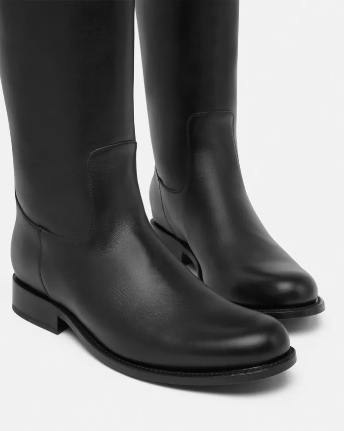 Medusa 03995 KneeHigh Boots Blackgold Women Versace Boots