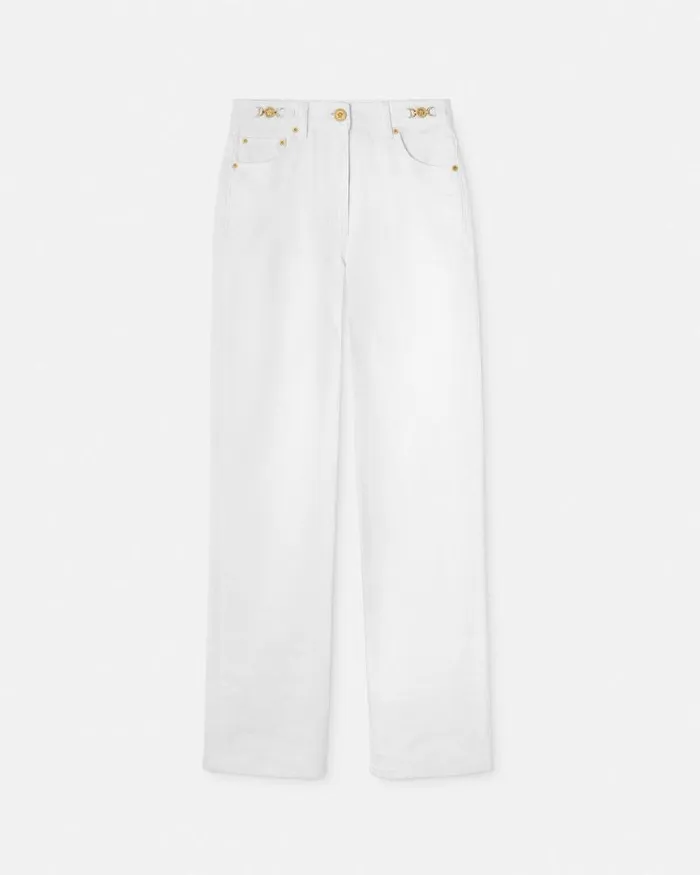 Medusa 03995 RegularFit Jeans White Women Versace Denim