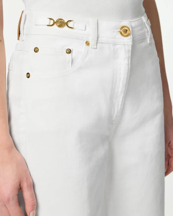Medusa 03995 RegularFit Jeans White Women Versace Denim