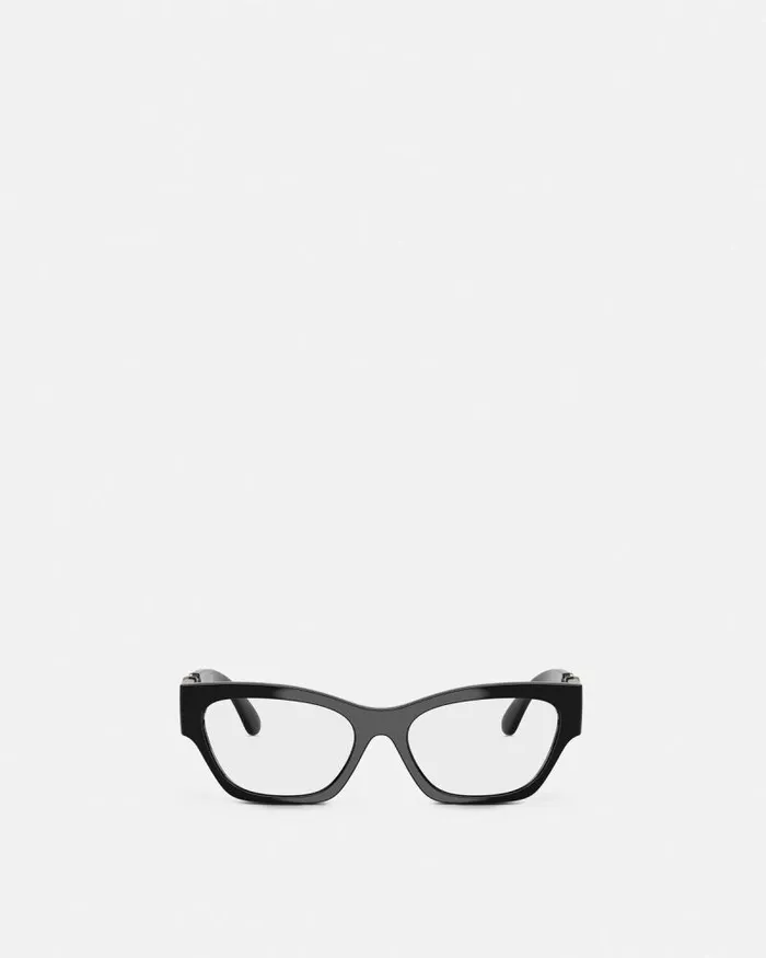 Medusa Biggie CatEye Glasses Blackgold Women Versace Eyeglass Frames