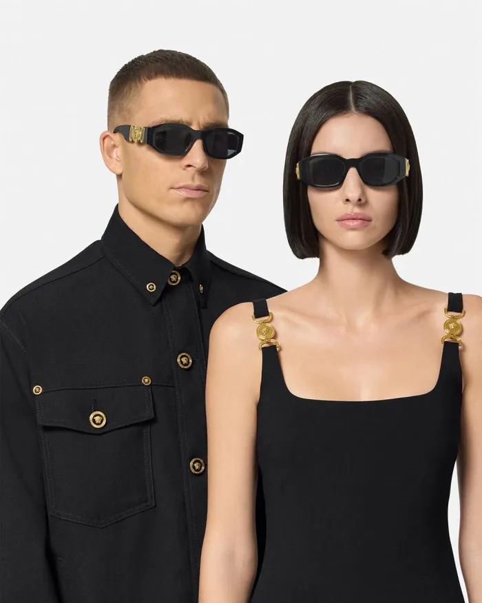 Medusa Biggie Sunglasses Black WomenMen Versace Sunglasses