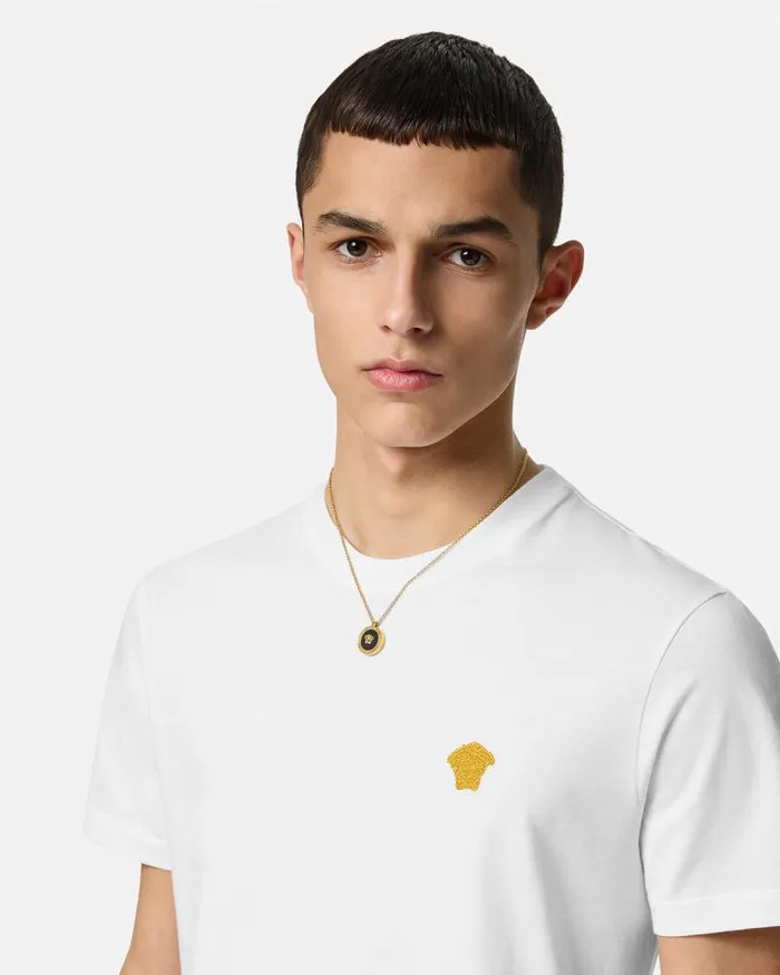 Medusa TShirt White Men Versace TShirts and Polos