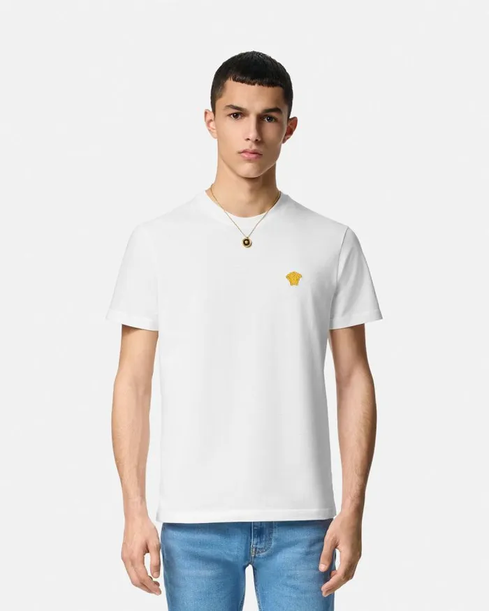 Medusa TShirt White Men Versace TShirts and Polos