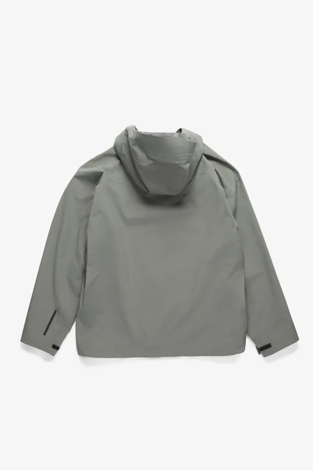 Men 3L Waterproof Shell Jacket Pewter Norse Projects Outerwear