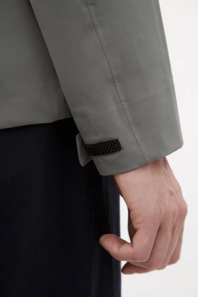 Men 3L Waterproof Shell Jacket Pewter Norse Projects Outerwear