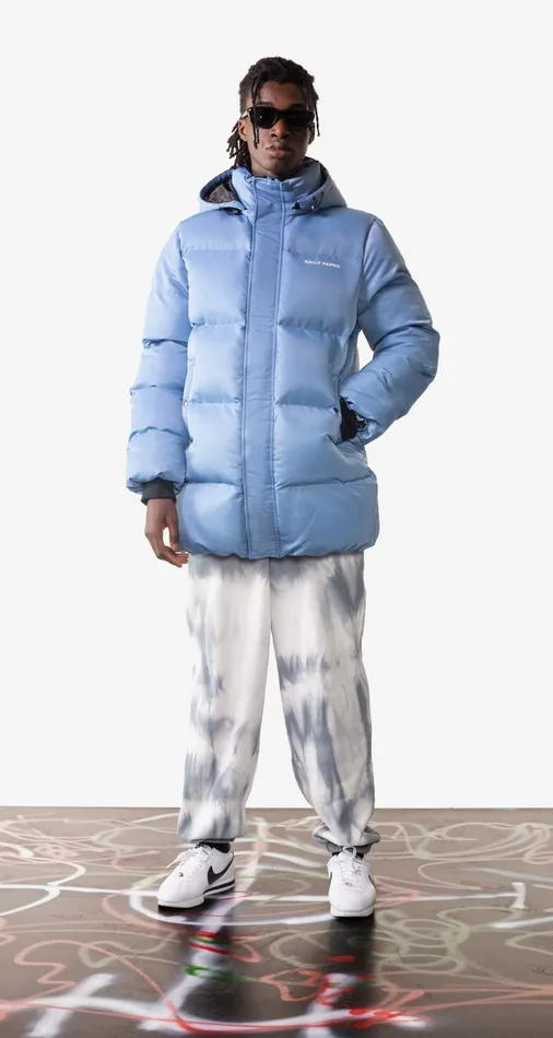 Men Allure Blue Epuffa Mid Jacket Daily Paper Jackets
