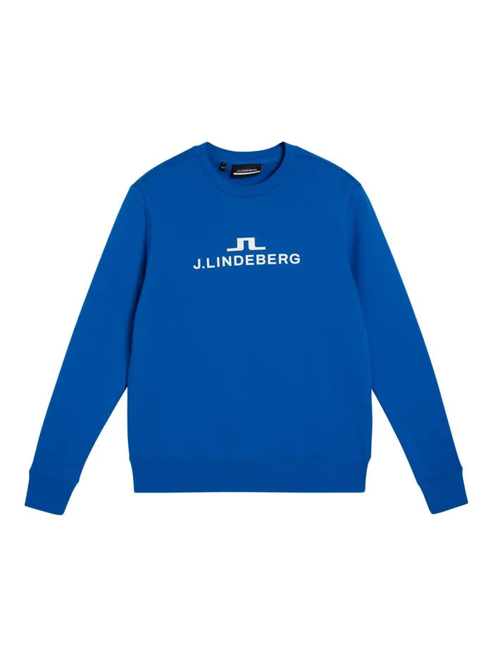 Men Alpha Crew Neck Lapis Blue JLindeberg Sweatshirts Men Alpha Crew Neck Lapis Blue JLindeberg Sweatshirts
