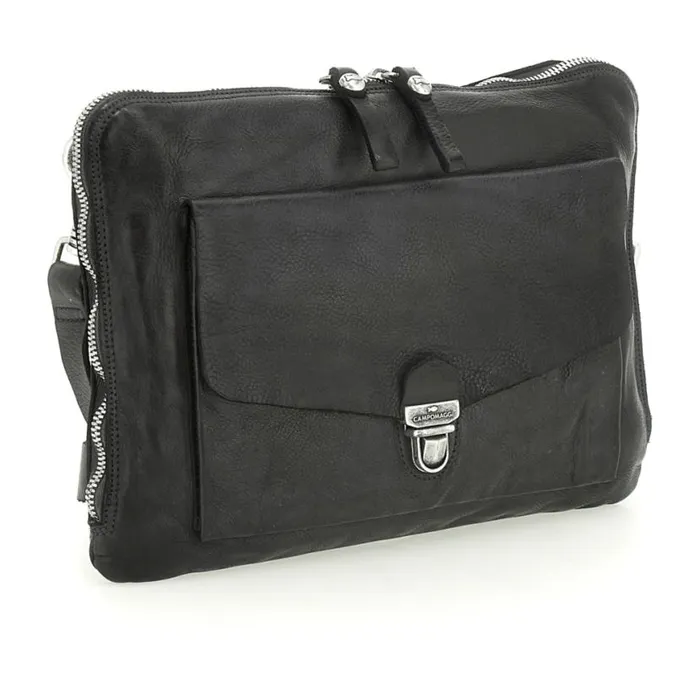 Men Arenite Black Campomaggi Business Bags Men Arenite Black Campomaggi Business Bags