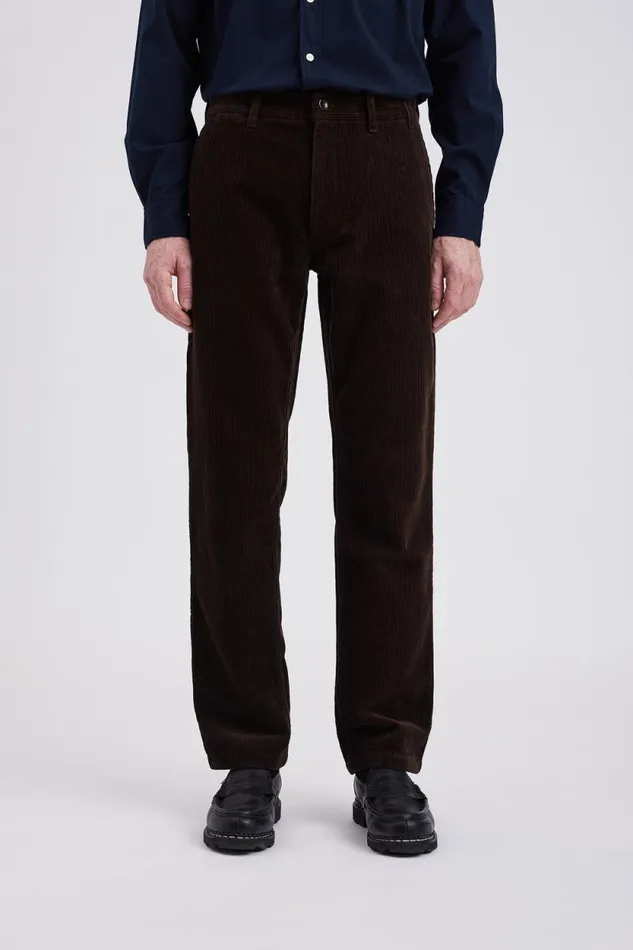 Men Aros Regular Wide Wale Corduroy Chino Espresso Espresso Norse Projects Trousers Men Aros Regular Wide Wale Corduroy Chino Espresso Espresso Norse Projects Trousers