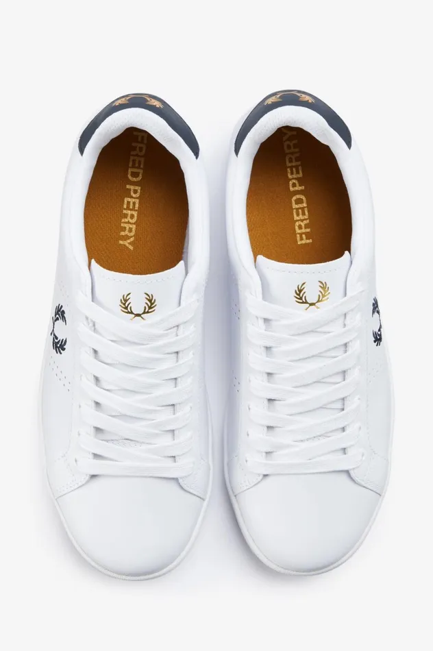 Men B721 Whitenavy Fred Perry Shoes