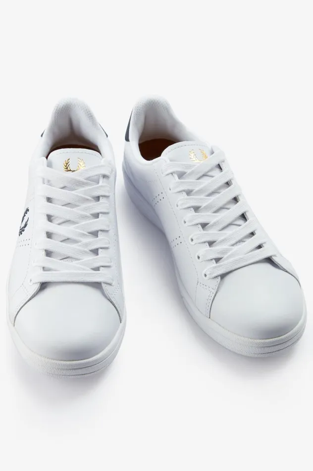 Men B721 Whitenavy Fred Perry Shoes