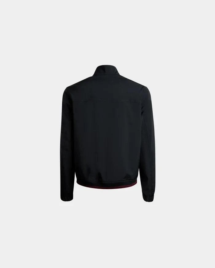 Men Bally Coats and Jackets Blouson In Navy Blue Nylon Blue Men Bally Coats and Jackets Blouson In Navy Blue Nylon Blue