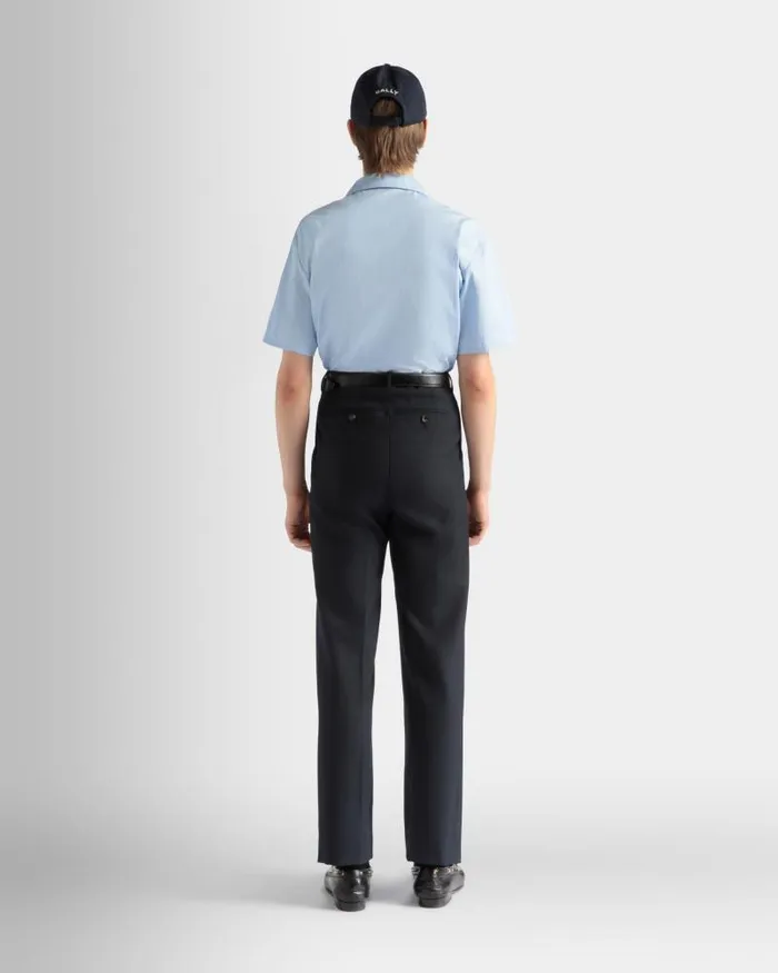 Men Bally Shirts and TShirts Shirt In Light Blue Cotton Blue Men Bally Shirts and TShirts Shirt In Light Blue Cotton Blue