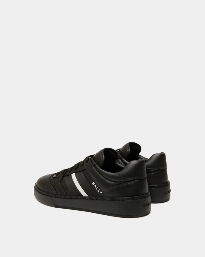 Men Bally Sneakers Raise Sneaker In Black Leather Black Men Bally Sneakers Raise Sneaker In Black Leather Black