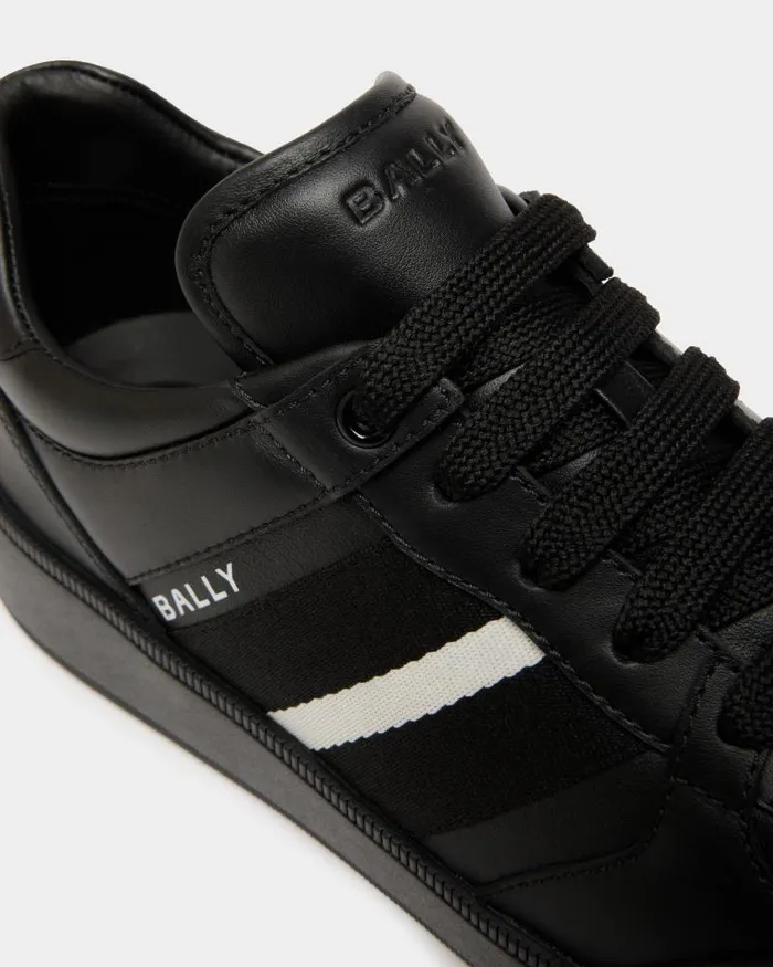 Men Bally Sneakers Raise Sneaker In Black Leather Black Men Bally Sneakers Raise Sneaker In Black Leather Black