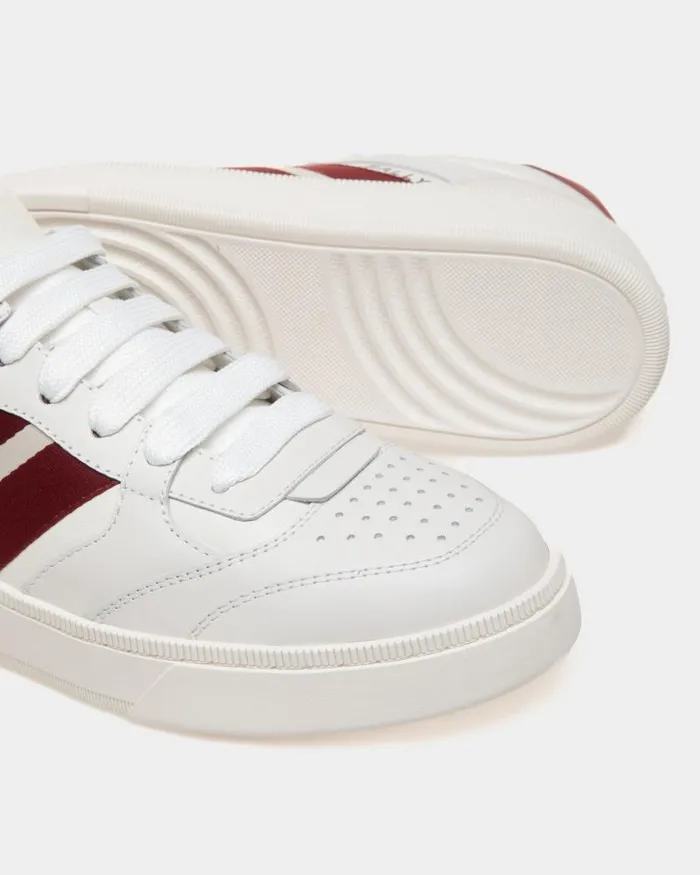 Men Bally Sneakers Raise Sneaker In White Leather White Men Bally Sneakers Raise Sneaker In White Leather White