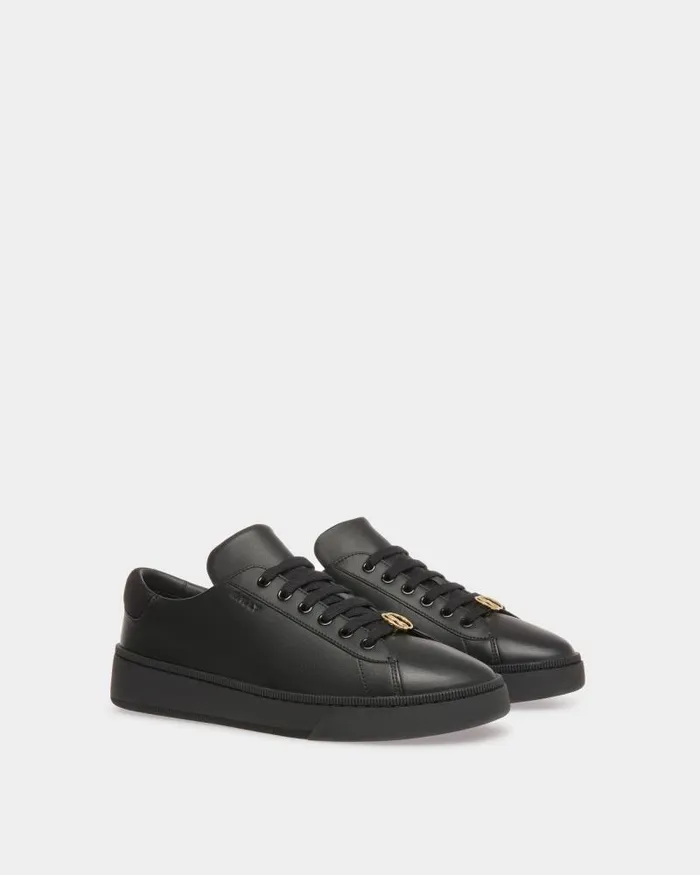 Men Bally Sneakers Raise Sneakers In Black Leather Black Men Bally Sneakers Raise Sneakers In Black Leather Black