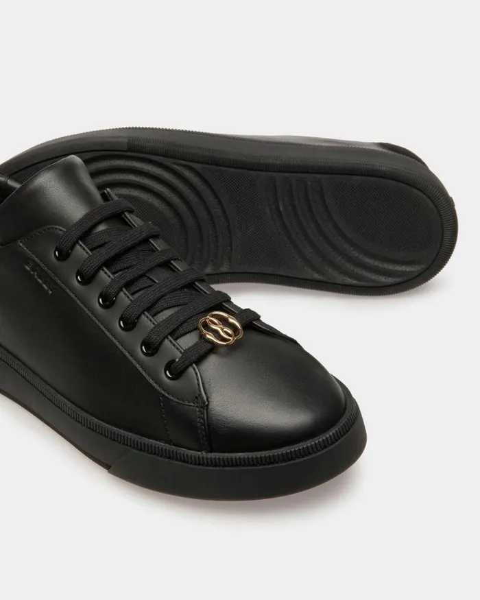 Men Bally Sneakers Raise Sneakers In Black Leather Black Men Bally Sneakers Raise Sneakers In Black Leather Black
