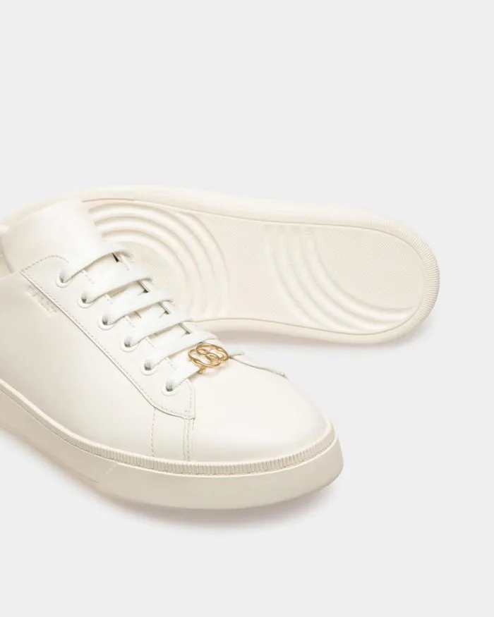 Men Bally Sneakers Raise Sneakers In White Leather White Men Bally Sneakers Raise Sneakers In White Leather White