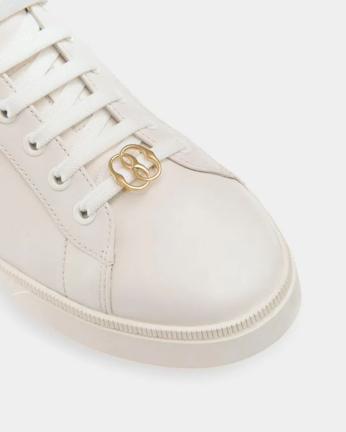 Men Bally Sneakers Raise Sneakers In White Leather White Men Bally Sneakers Raise Sneakers In White Leather White