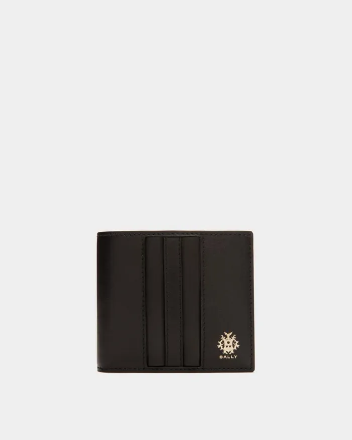 Men Bally Wallets and Card Holders Beckett Bifold In Black Leather Black