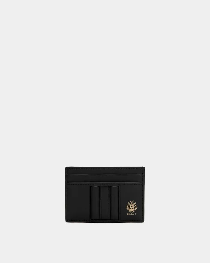 Men Bally Wallets and Card Holders Beckett Card Holder In Black Leather Black Men Bally Wallets and Card Holders Beckett Card Holder In Black Leather Black