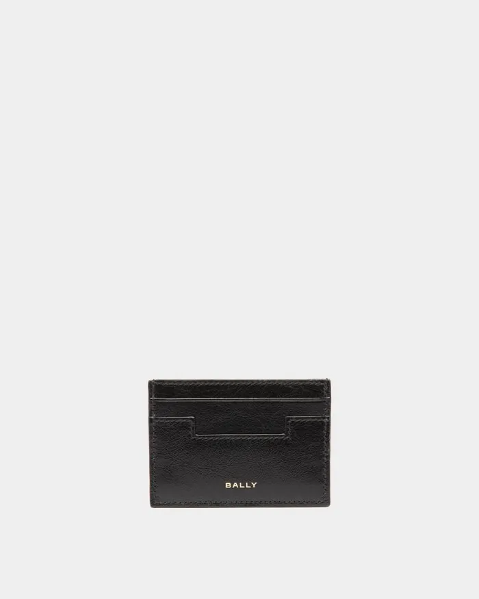Men Bally Wallets and Card Holders Easy Bally Card Holder In Black Leather Black Men Bally Wallets and Card Holders Easy Bally Card Holder In Black Leather Black