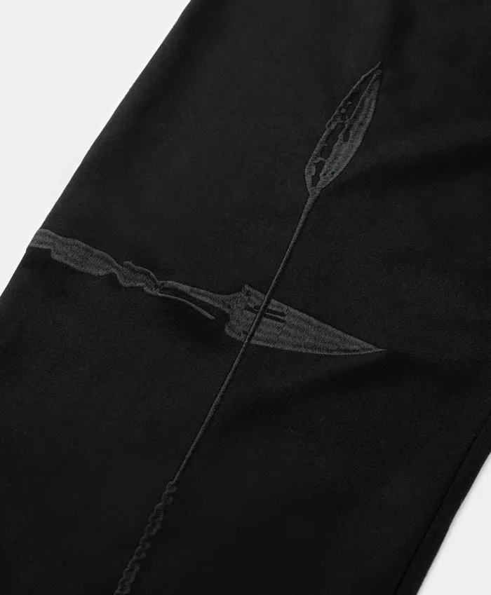Men Black Oversized Riasat Pants Daily Paper Pants Men Black Oversized Riasat Pants Daily Paper Pants