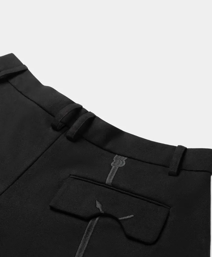 Men Black Oversized Riasat Pants Daily Paper Pants Men Black Oversized Riasat Pants Daily Paper Pants