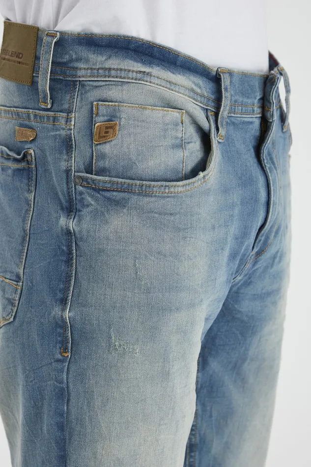 Men Blend Jeans Jeans Denim Vintage Blue