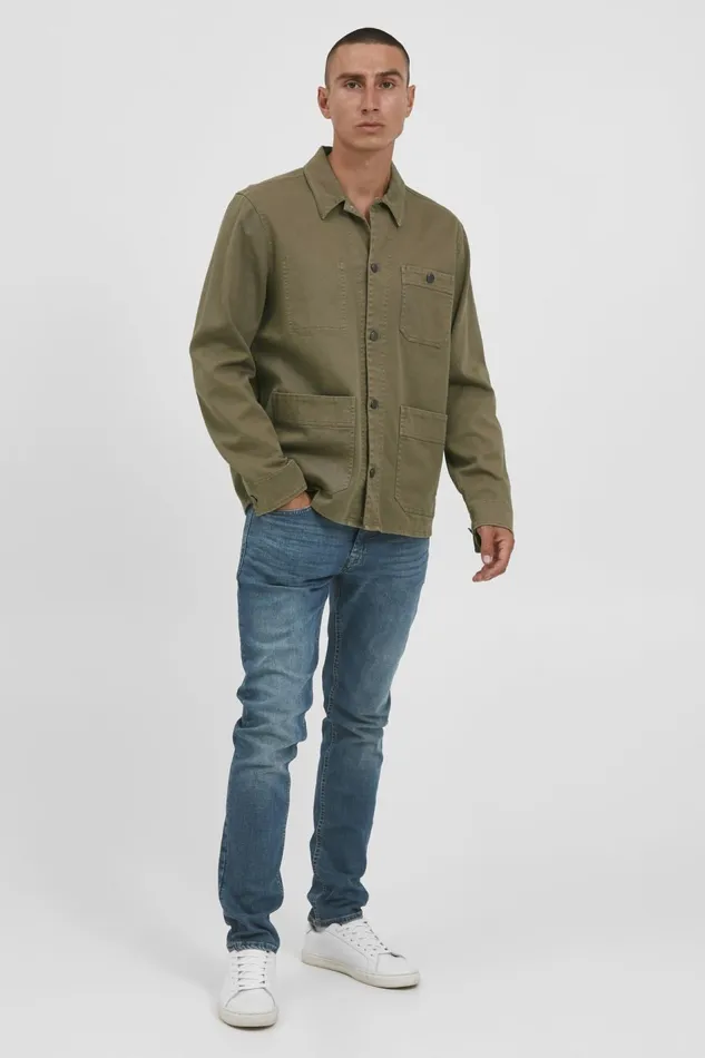 Men Blend Outerwear Outerwear Lead Gray