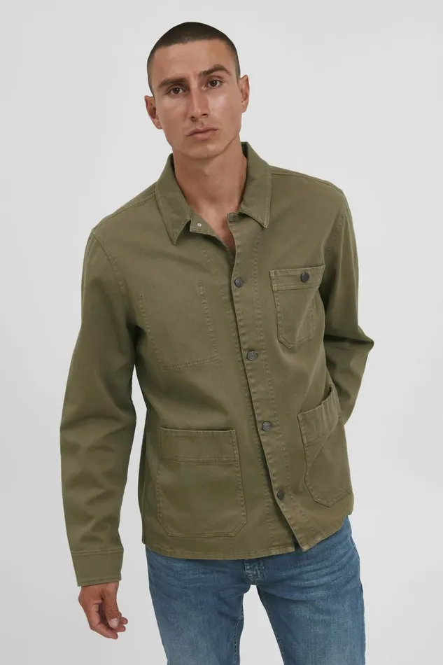 Men Blend Outerwear Outerwear Lead Gray