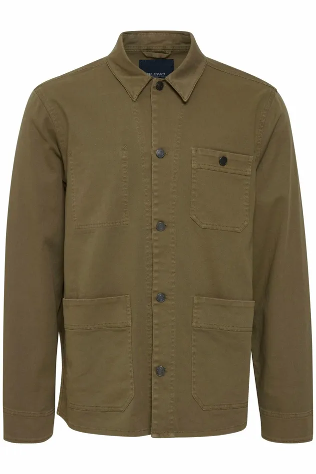 Men Blend Outerwear Outerwear Lead Gray