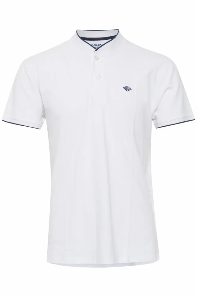 Men Blend Polos Polo Shirt Bright White