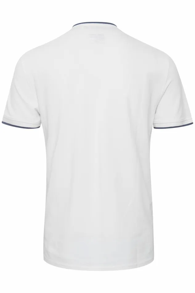 Men Blend Polos Polo Shirt Bright White
